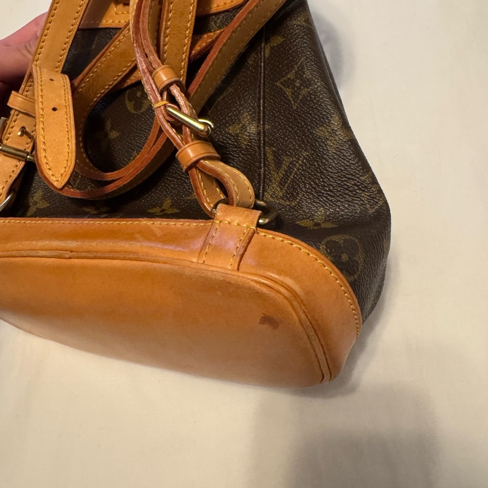 Louis Vuitton Brown and Tan Monogram Backpack - Picture 6 of 16